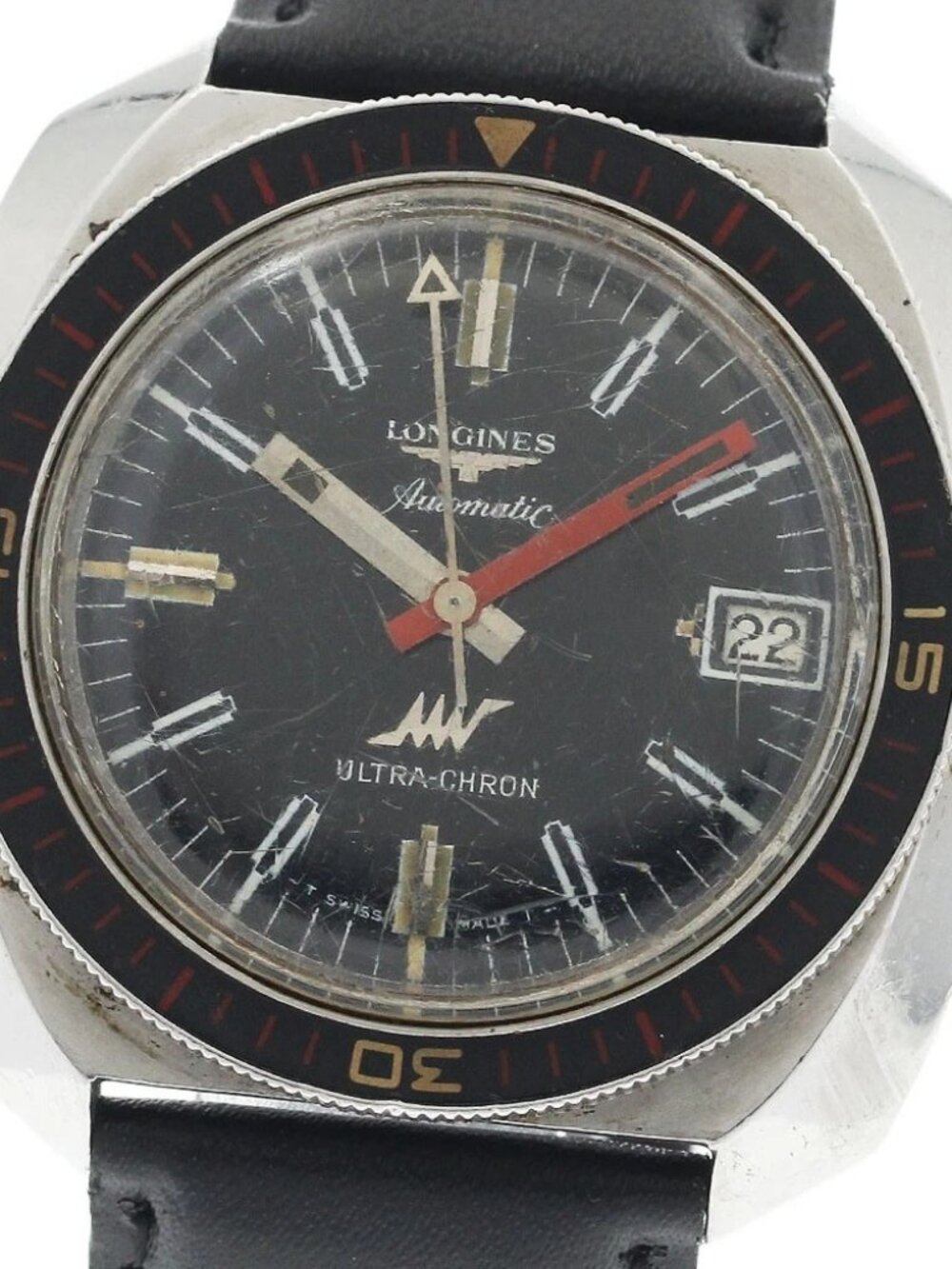 LONGINES Ultrachron Diver Date Ref.7970 black Dial Automatic Men's Watch_943879
